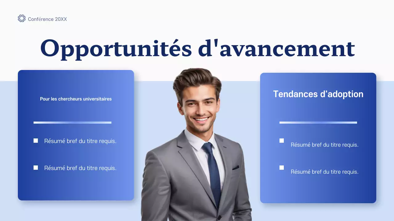 annonce de la conférence blue modern future