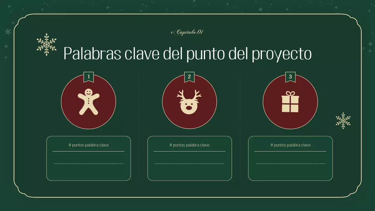 Una lujosa agenda de Navidad en verde
