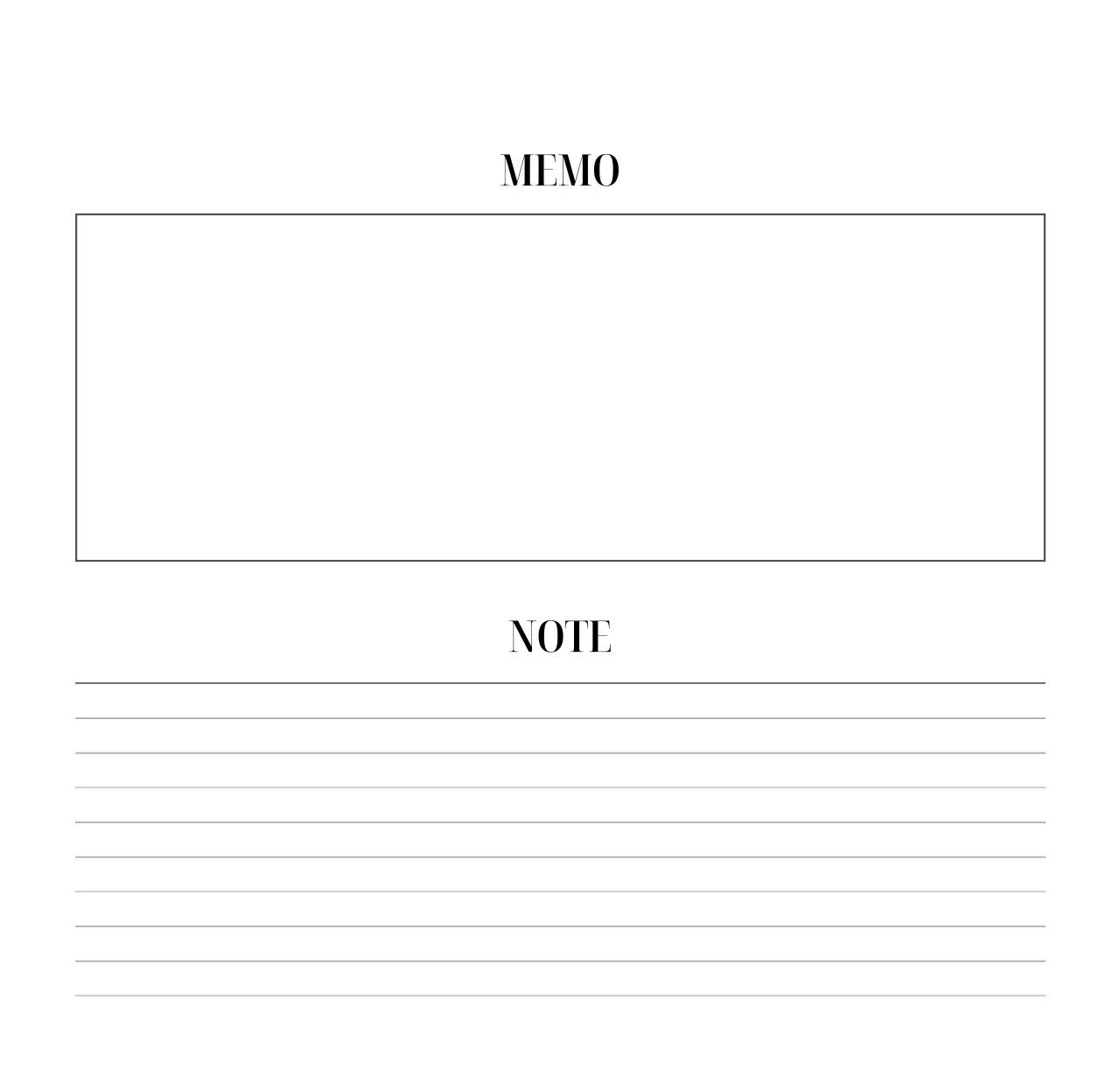 黒と白のシンプルな花写真2025年版カレンダー