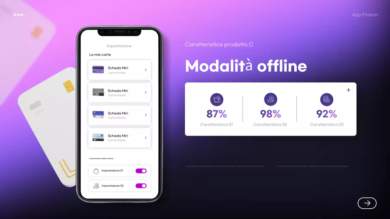 promozione fintech moderna viola