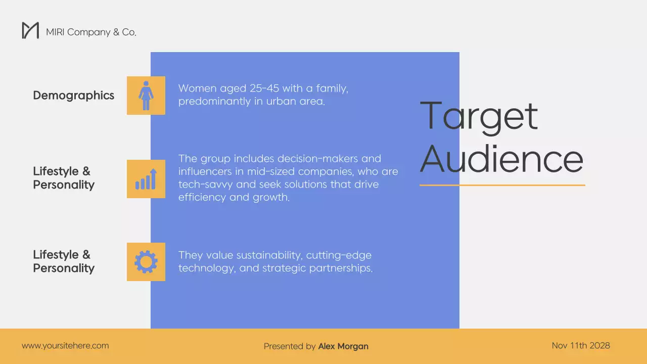 Blue Clean Business Presentation