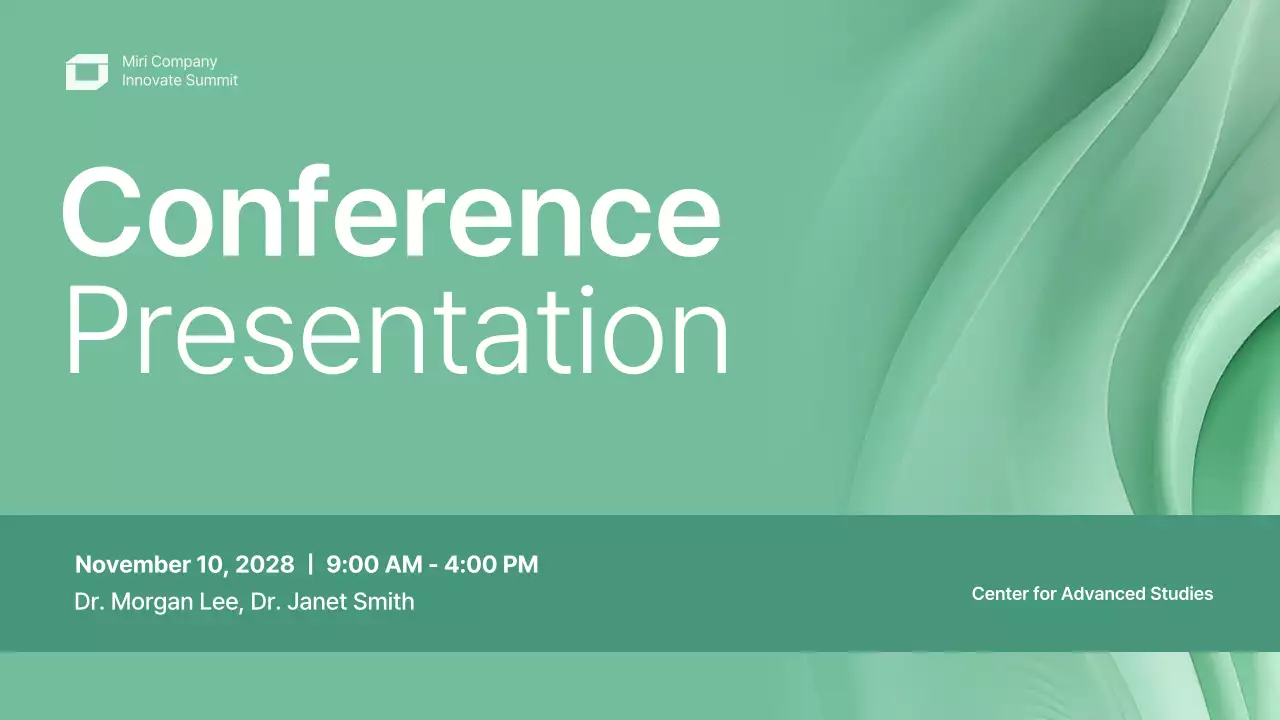 Mint Modern Conference Presentation