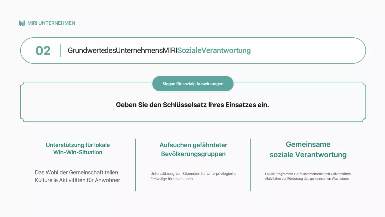 Einfache, graubraune Berichterstattung über soziale Auswirkungen