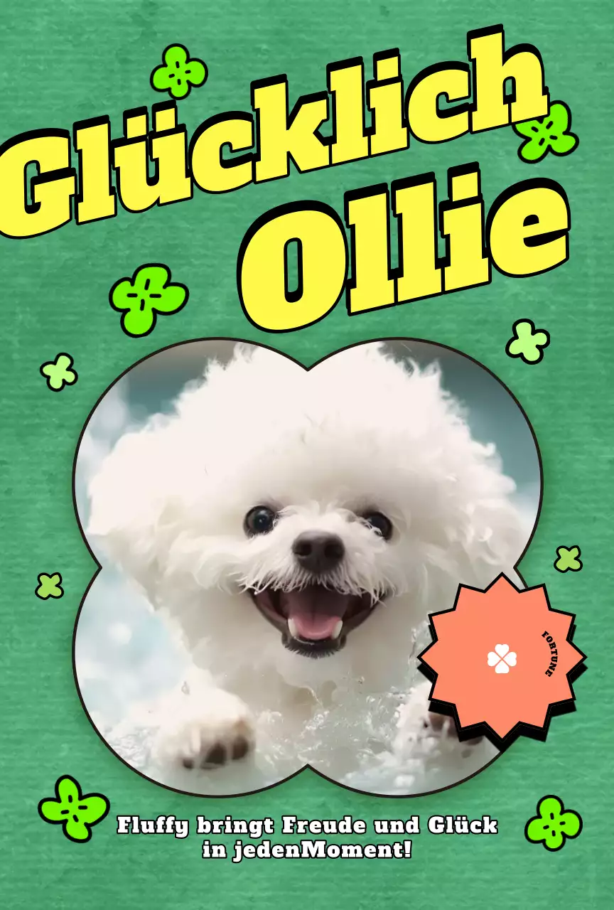 Pop Pet Fotokarte Postkarte