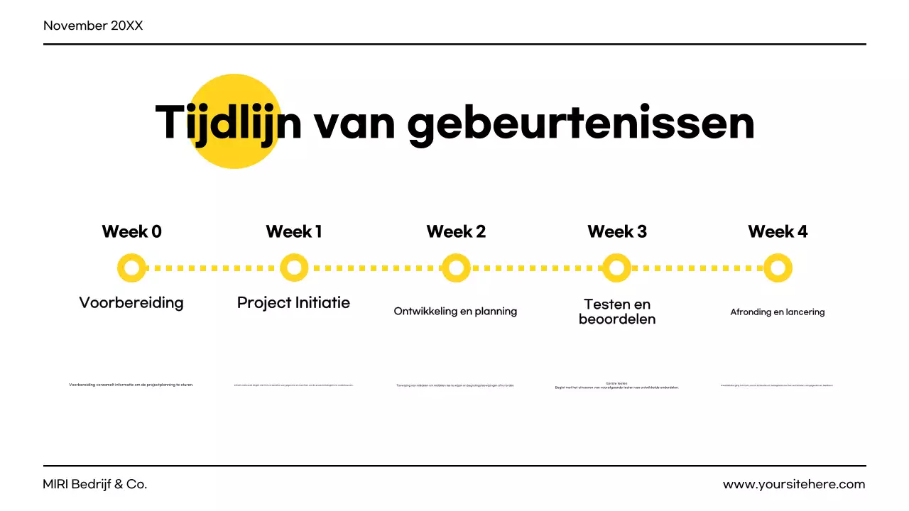geel modern projectdocument