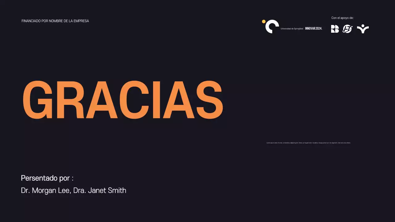 Anuncio de la Conferencia Orange Modern