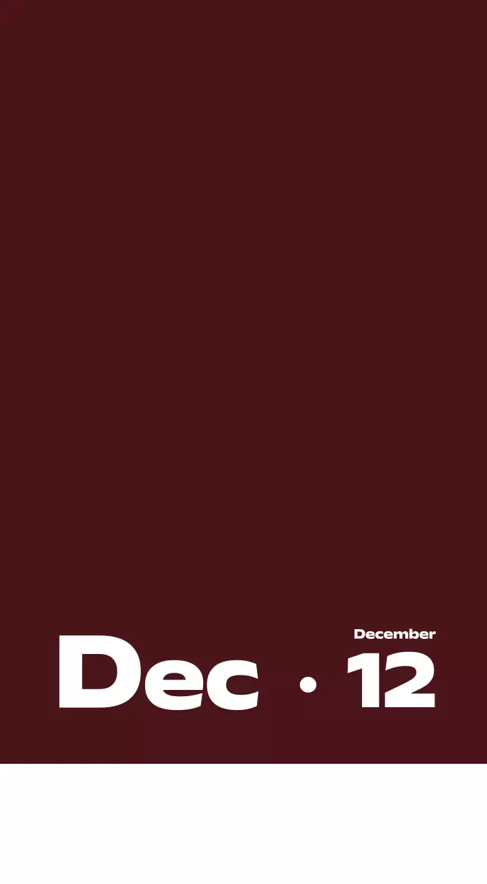 黒と白のスタイリッシュな2025年カレンダー