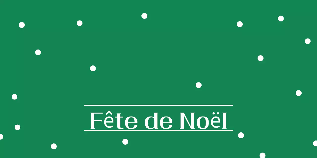 Carte de Noël Green Pop