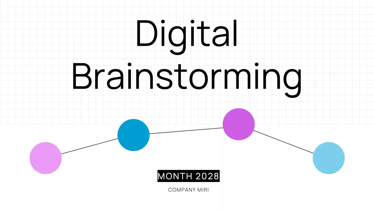White Modern Brainstorming Guide Presentation