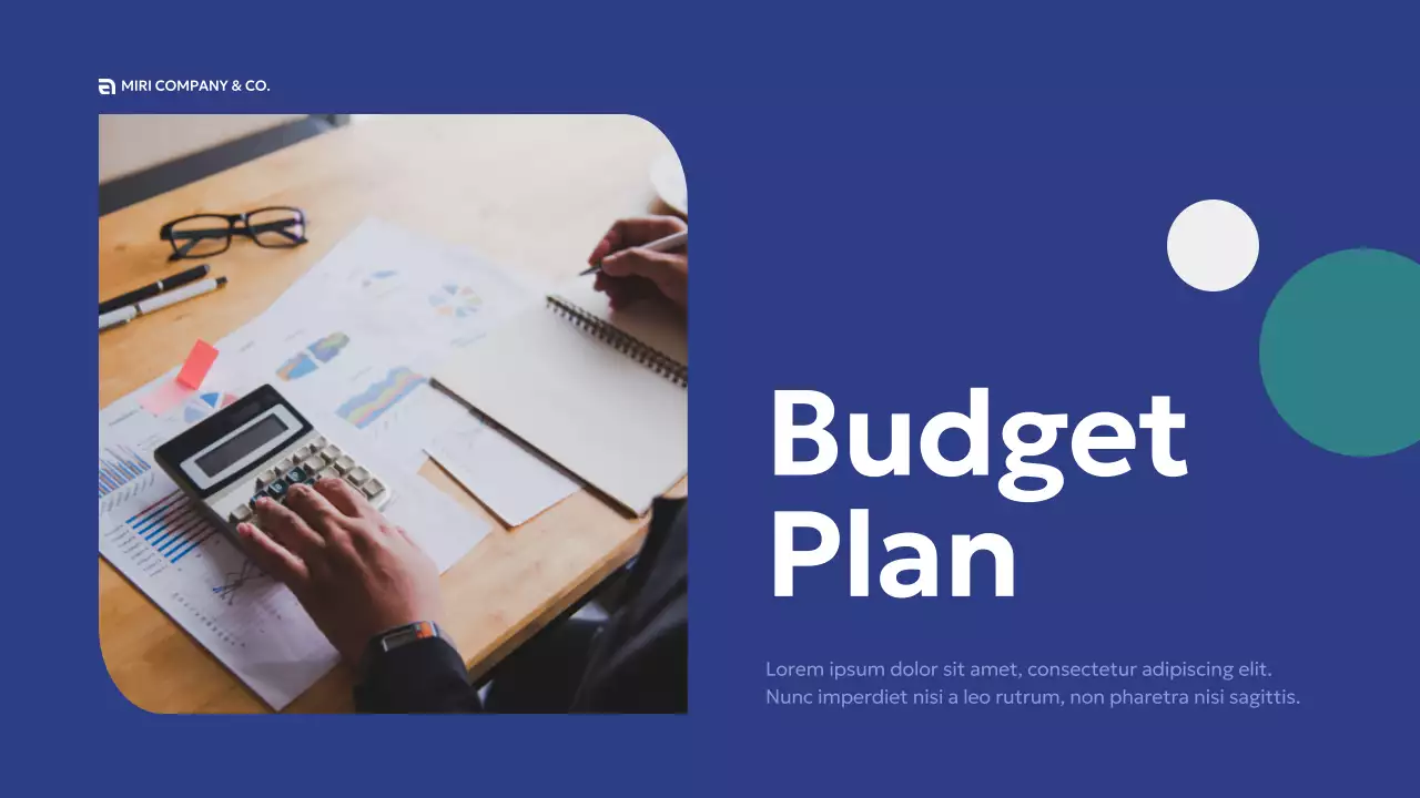 Apresentação do documento do projeto profissional azul