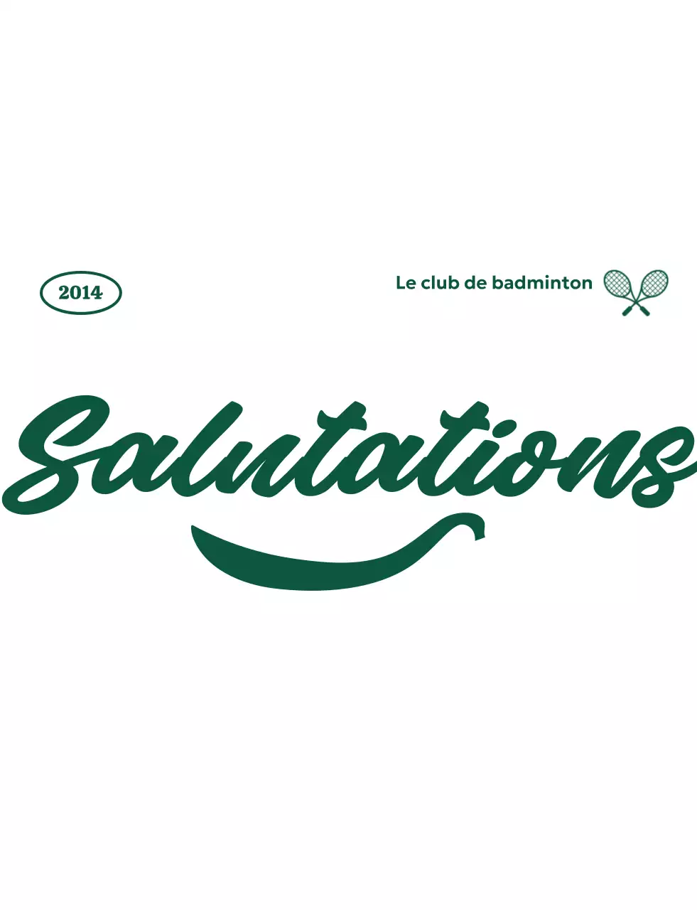 Logo abstrait simple pour le sport