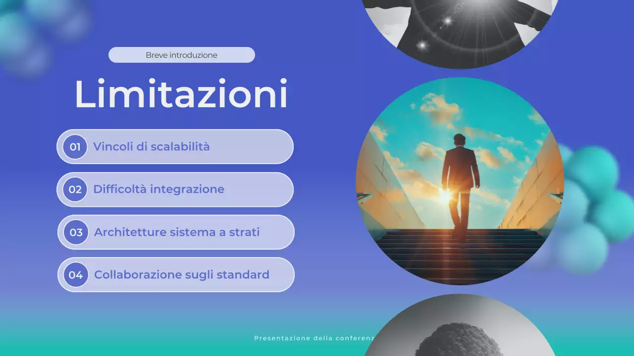 annuncio commerciale blu moderno