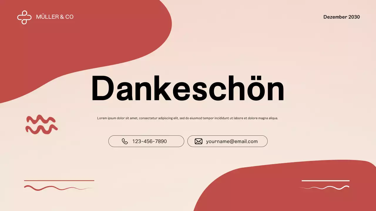 Red Modern Business Plan