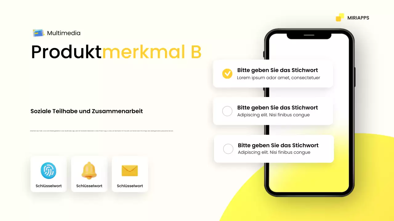 yellow modern mobile promotion