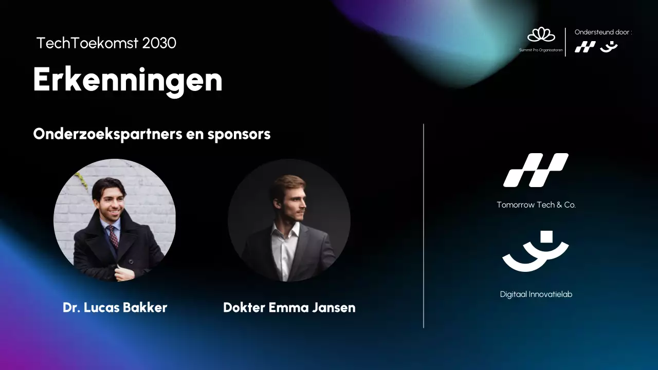 Blue Modern Conferentie Aankondiging