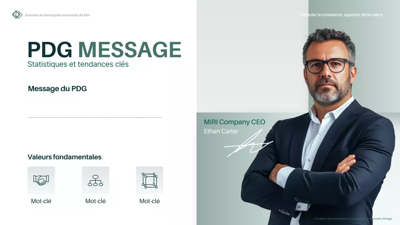 rapport annuel minimal vert plan d'affaires