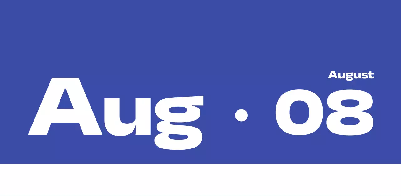 黒と白のモダンな2025年カレンダー