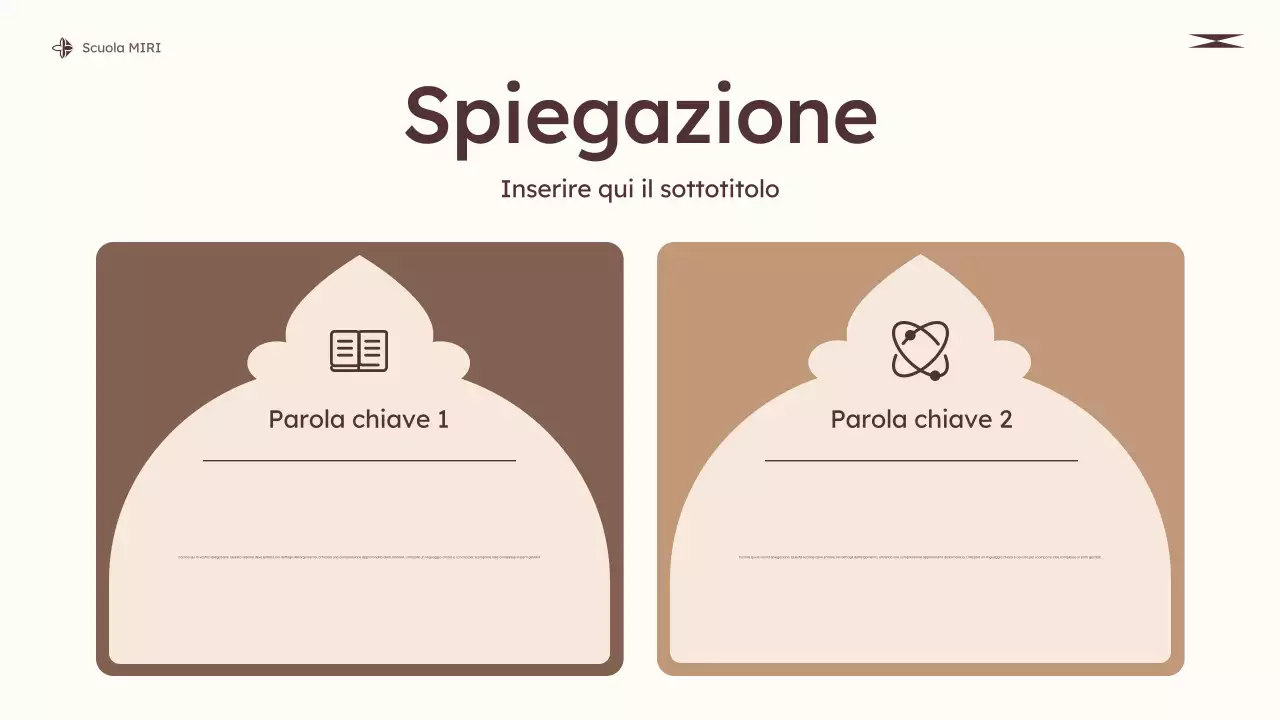 classe di educazione moderna beige