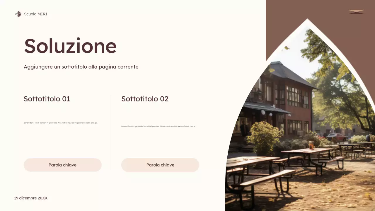 classe di educazione moderna beige