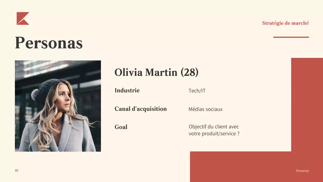 Plan d'affaires Red Modern