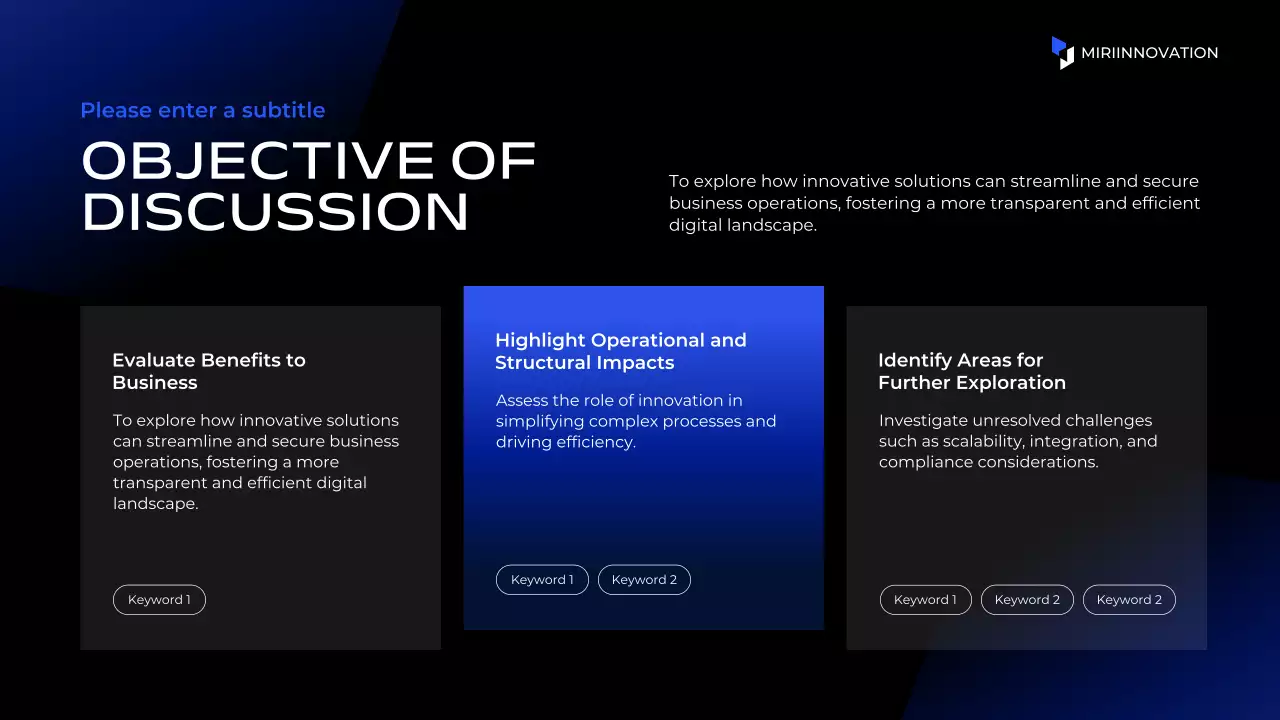 블랙 모던 비즈니스 프레젠테이션