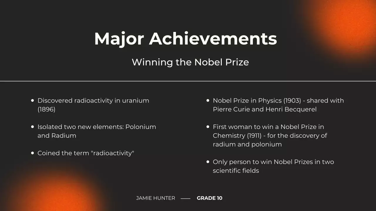 Presentasi Ceramah Ilmuwan Klasik Orange