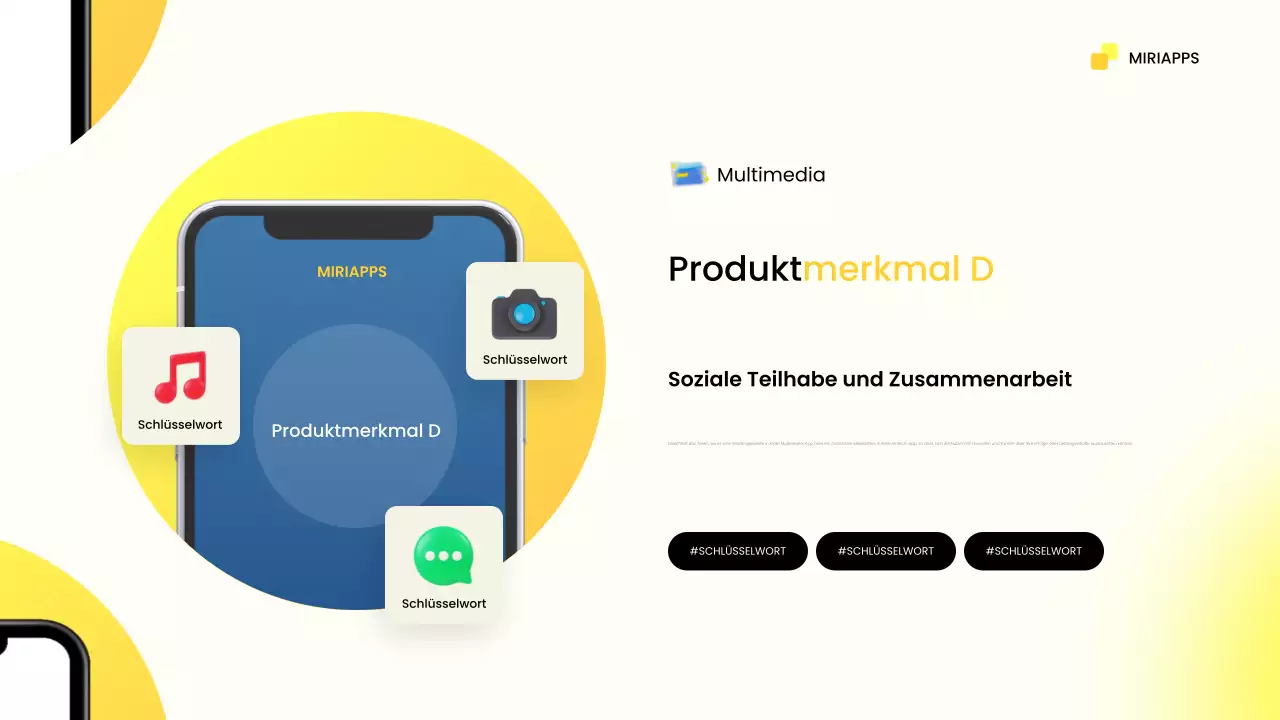 yellow modern mobile promotion