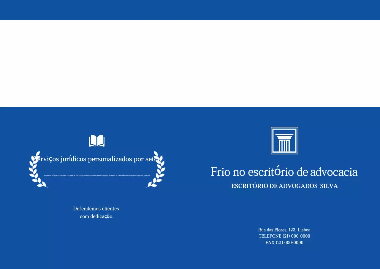 Publicidade simples para escritórios de advogados