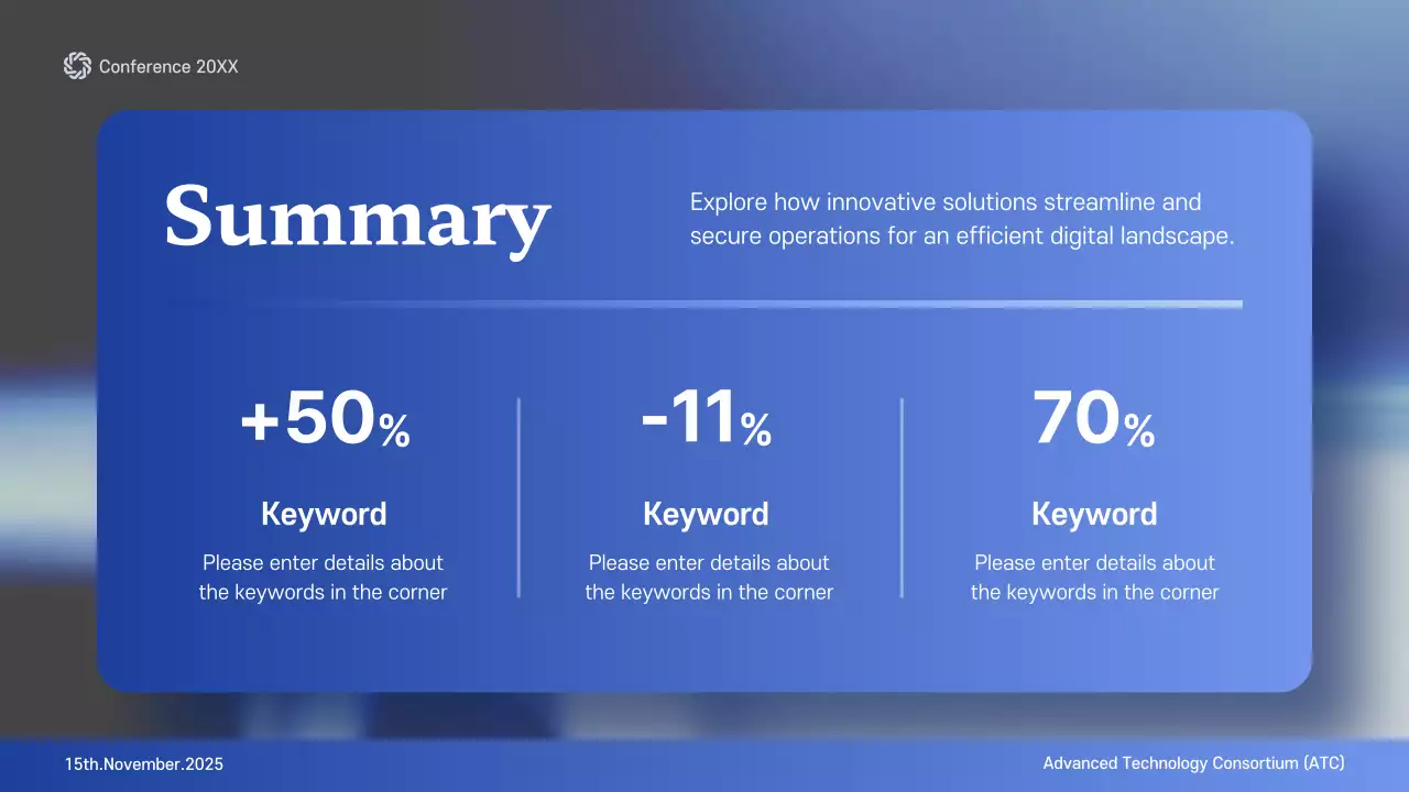 Blue Modern Business Presentation