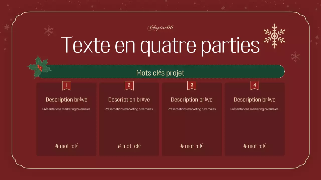 Un luxueux agenda de Noël en vert