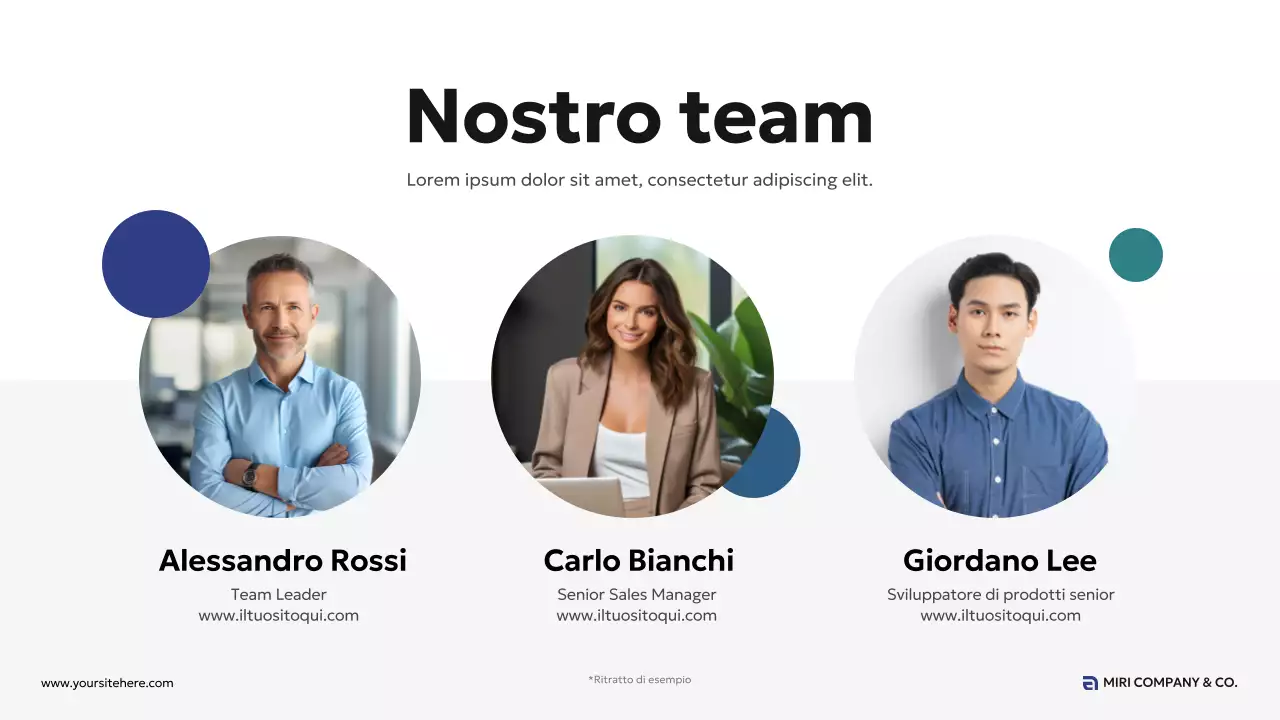 proposta commerciale moderna blu