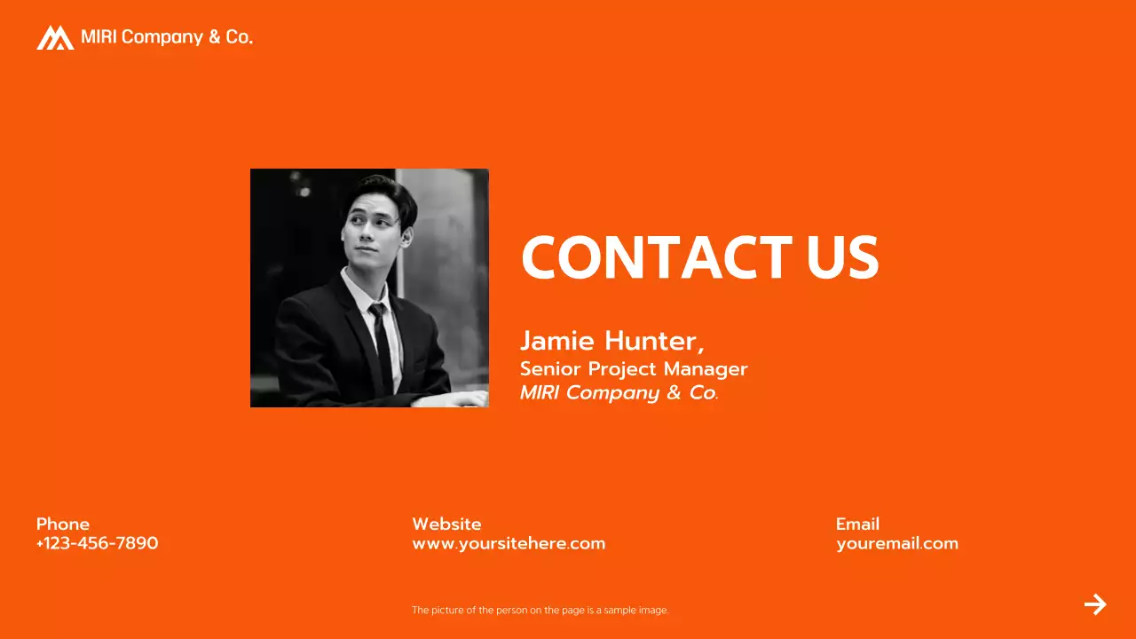 Orange Professional Project Proposal Presentation