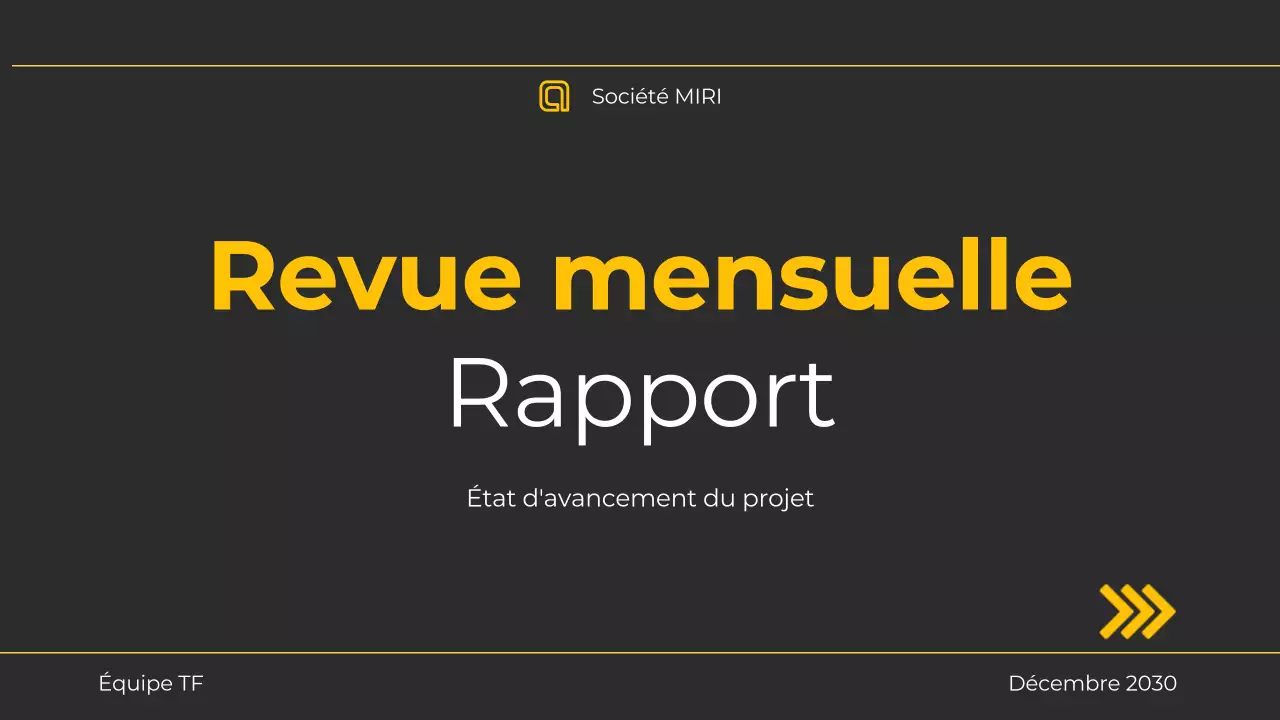 Rapport sur les entreprises modernes noires