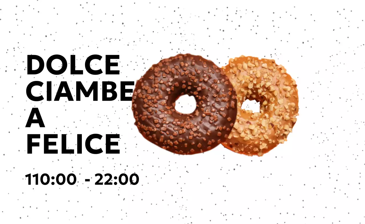 Annuncio di un dolce semplice beige