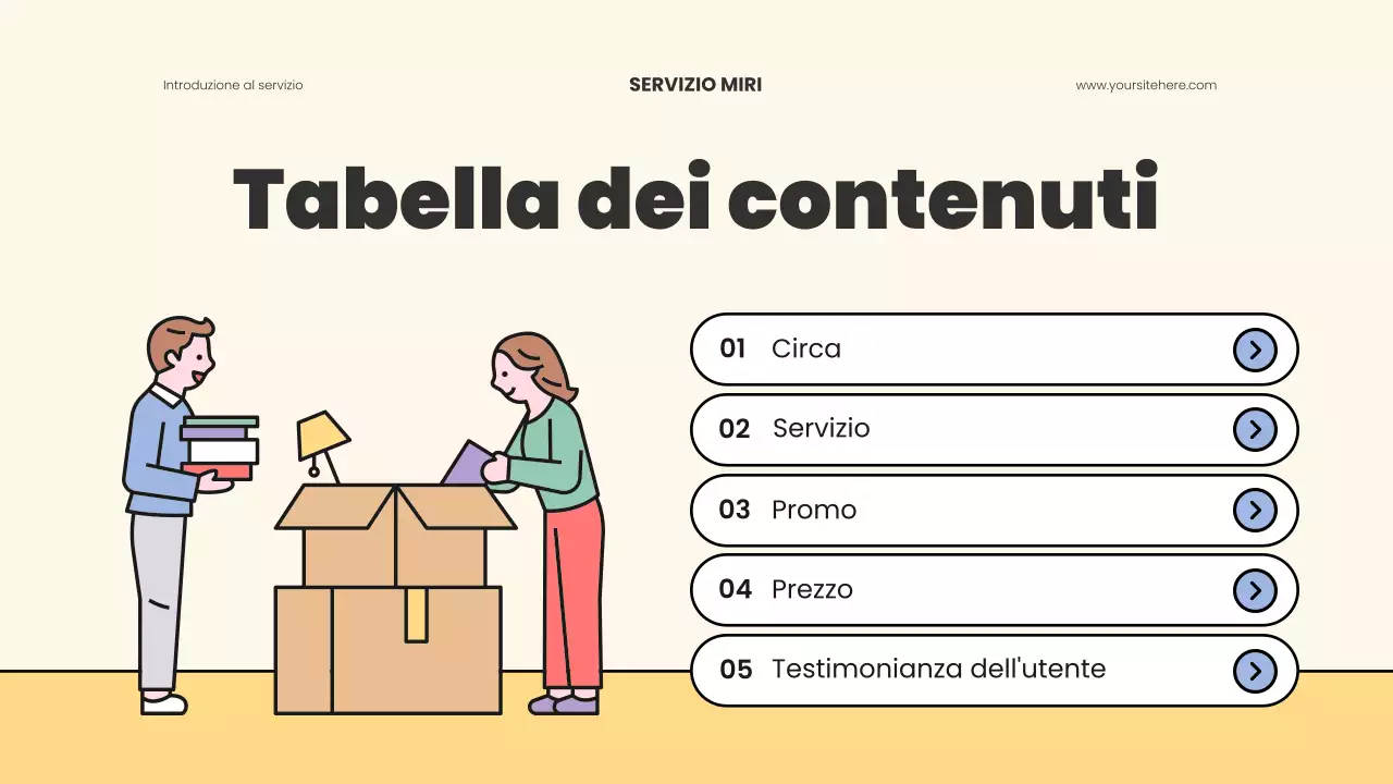 Pubblicità mobile moderna beige