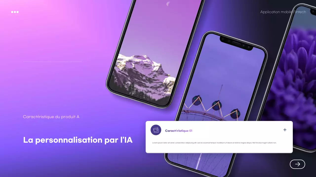 promotion de la fintech moderne pourpre