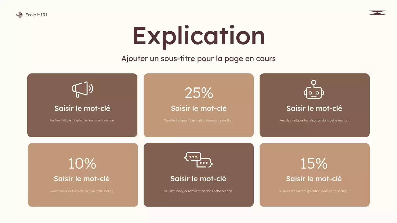 classe d'éducation moderne beige