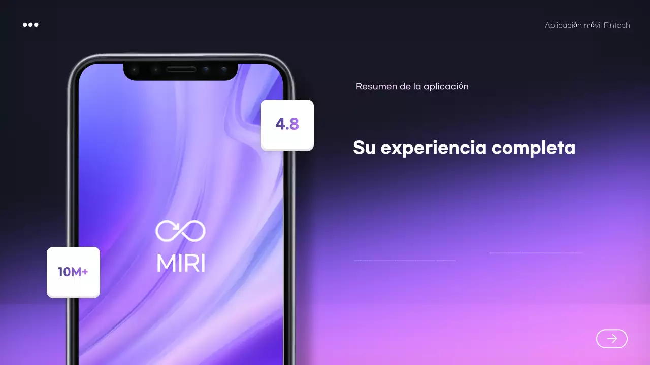 púrpura moderna promoción fintech
