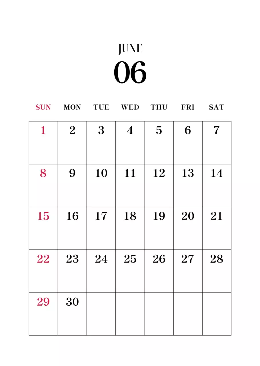 黒と白のシンプルな花写真2025年版カレンダー