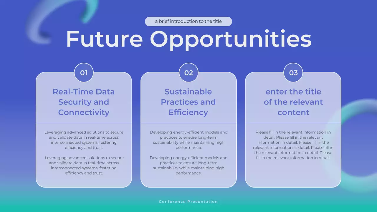 Blue Modern Business Presentation