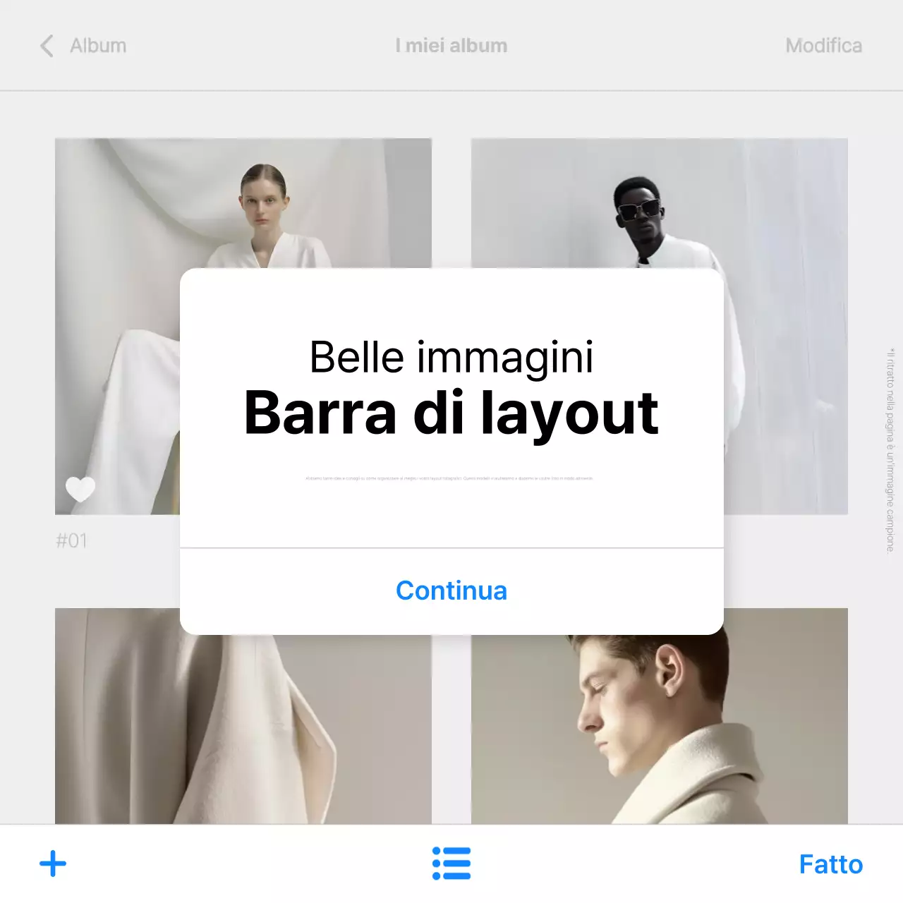 Il fotoritocco bianco minimalista spiegato