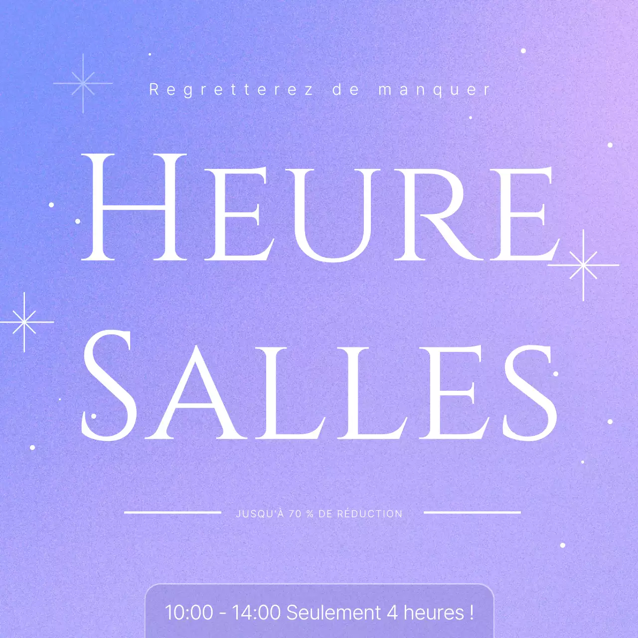 Offres promotionnelles Mauve Modern