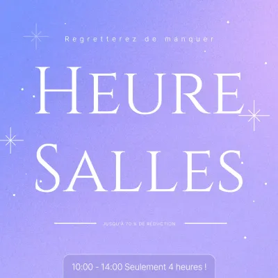 Offres promotionnelles Mauve Modern