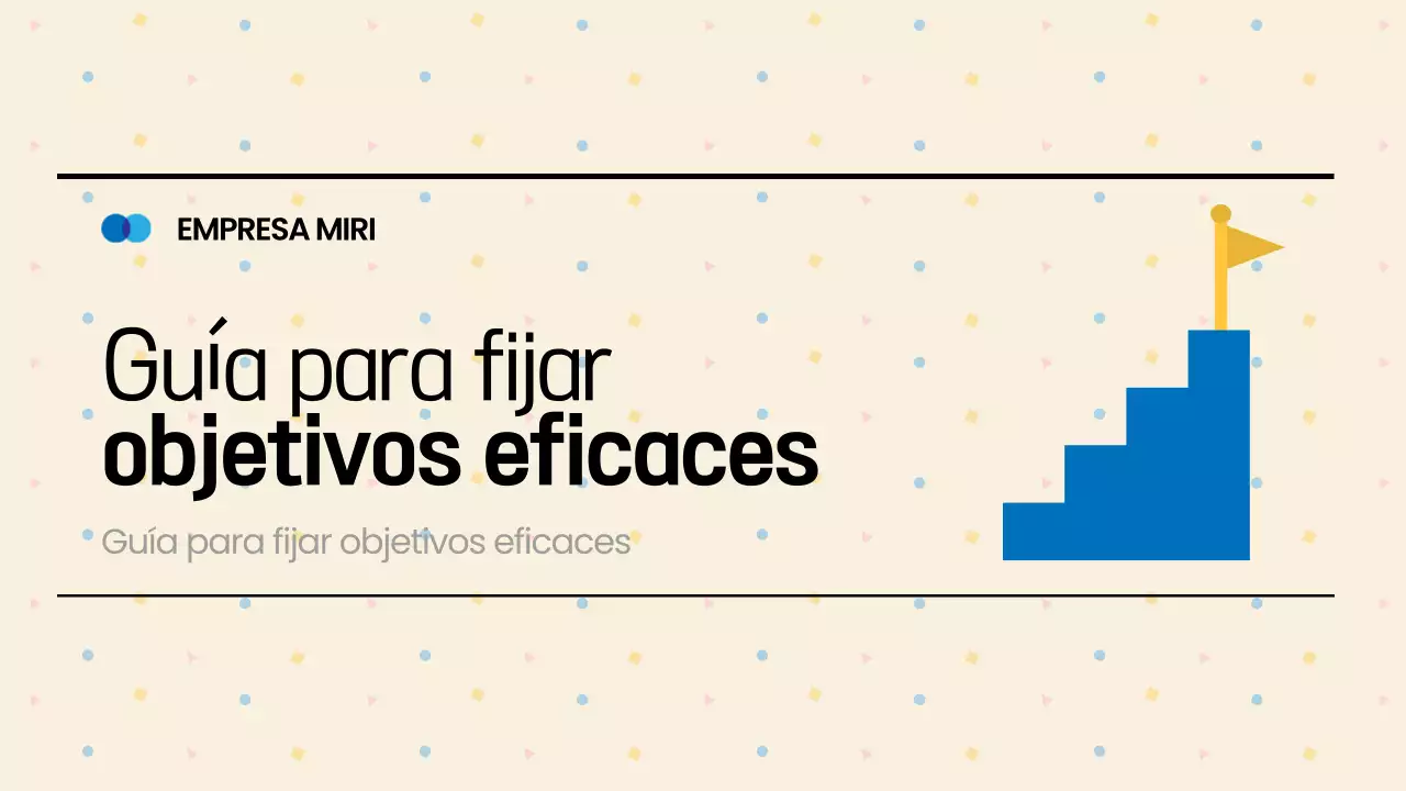 Beige Neat Guía para fijar objetivos