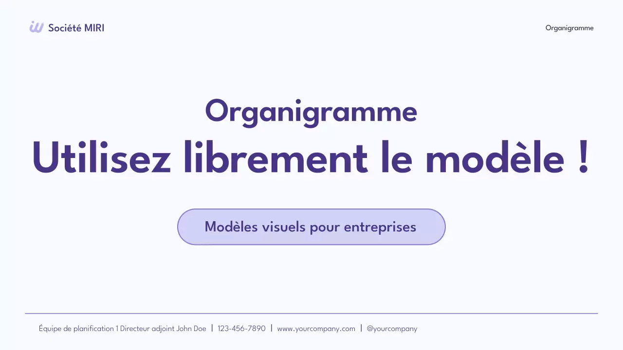 collection d'organigrammes modernes de couleur mauve