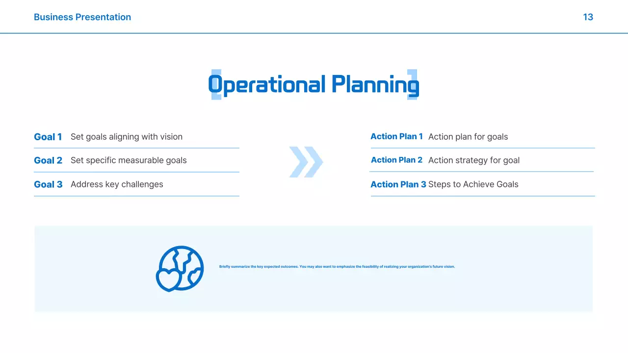 Blue Modern Business Report Presentation