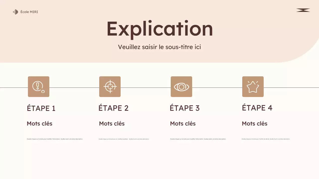 classe d'éducation moderne beige