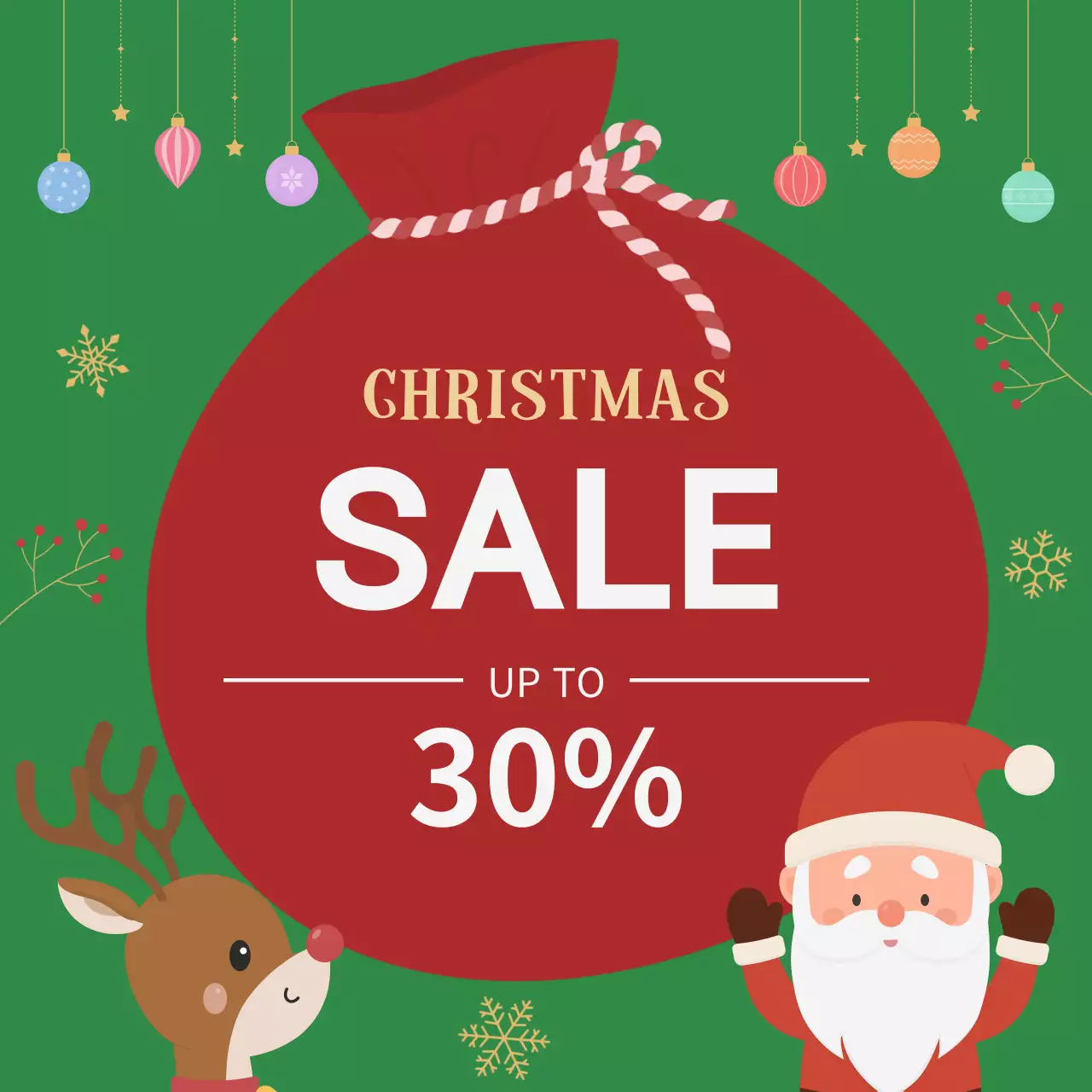 초록 팝 크리스마스 할인 행사
