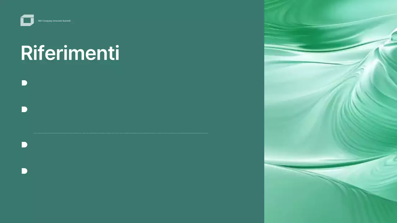 design verde e moderno per conferenze