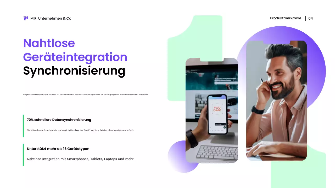 grüne moderne Multimedia-Förderung